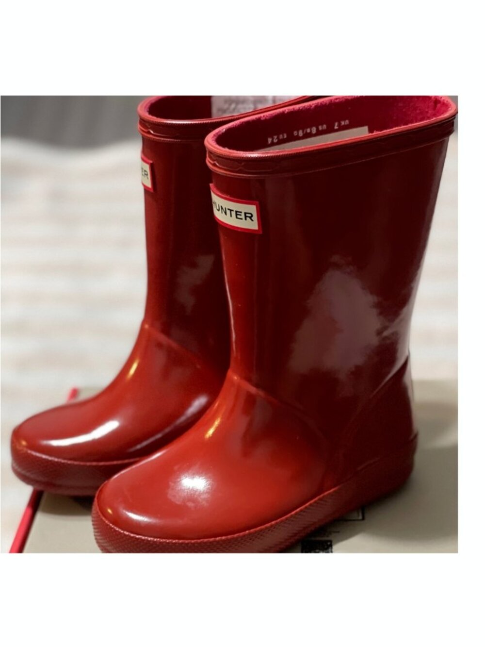Hunter Kids Rain Boots Toddler 7